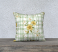 Vintage Gingham Daisies