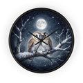 Moonlit Owl Wall Clock