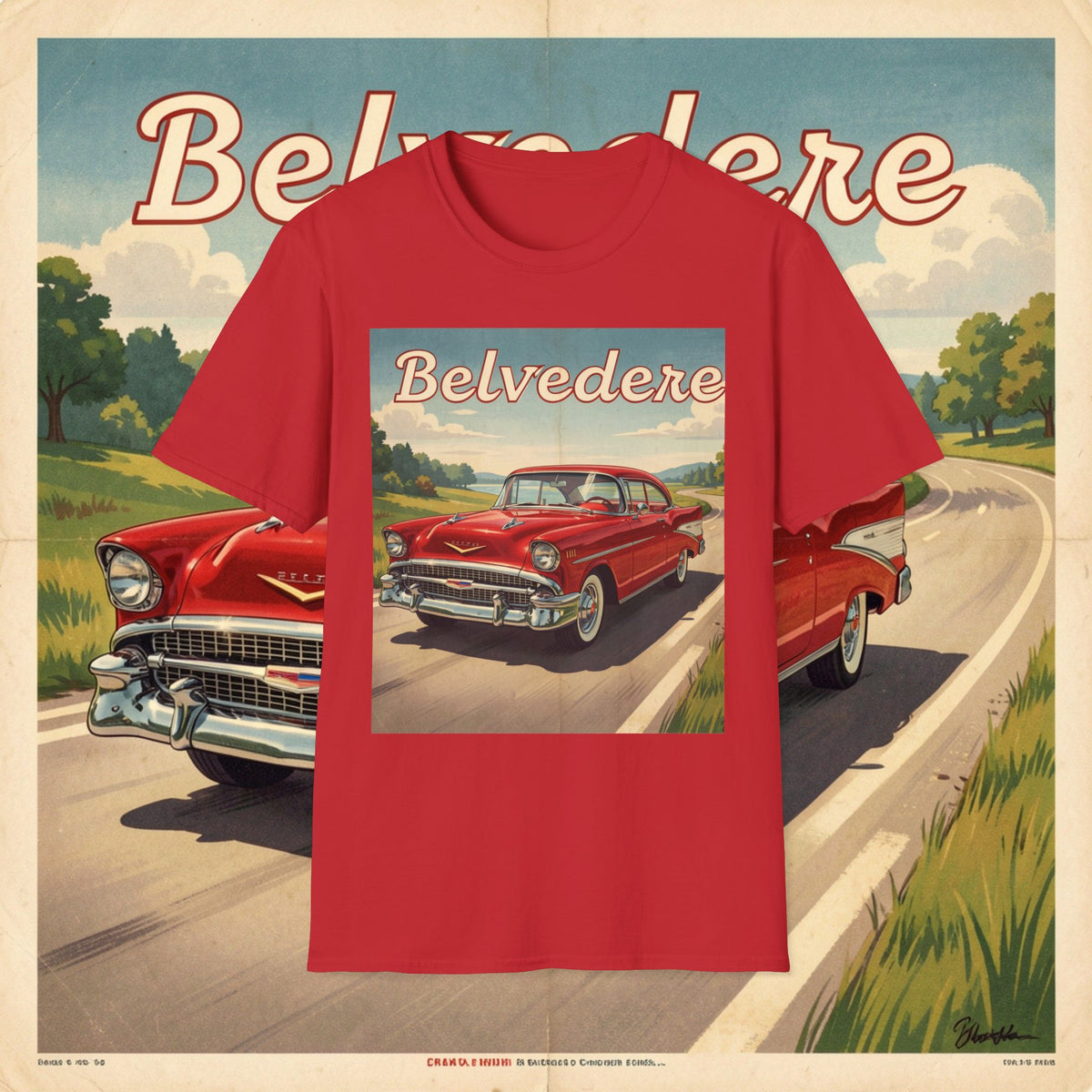 Belvedere Classic Car T‑Shirt