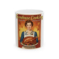 Farmhouse Cooking Ceramic Mug — Retro Thanksgiving Turkey Kitchen Coffee Cup (11oz/15oz)