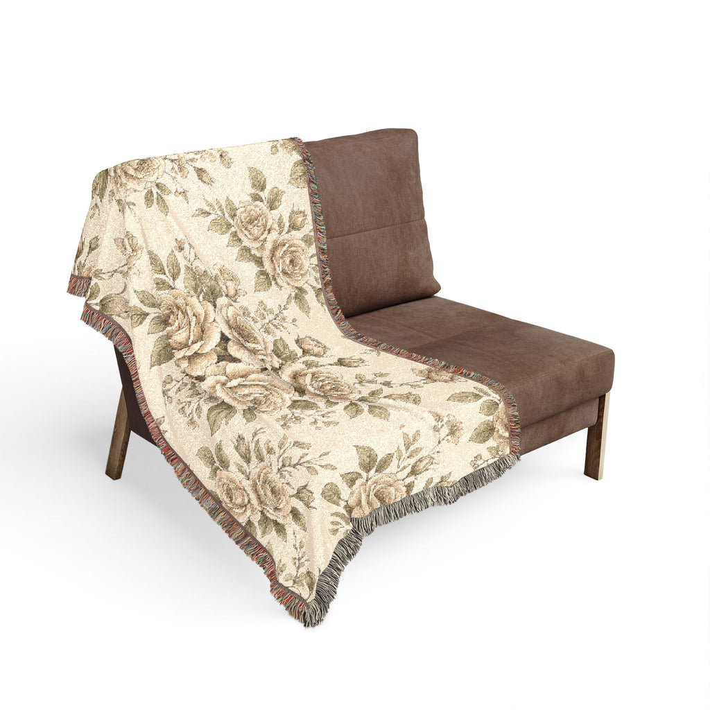 Floral Woven Blanket