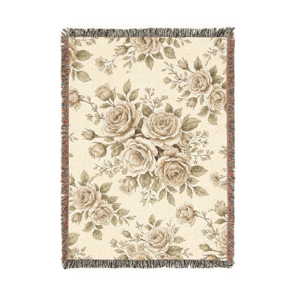 Floral Woven Blanket