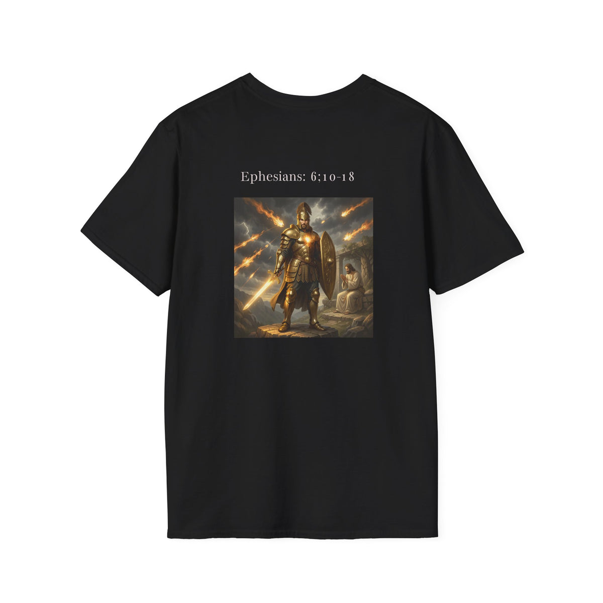 Christian Armor T-Shirt — "Ephesians 6:10-18" Spiritual Warfare Tee