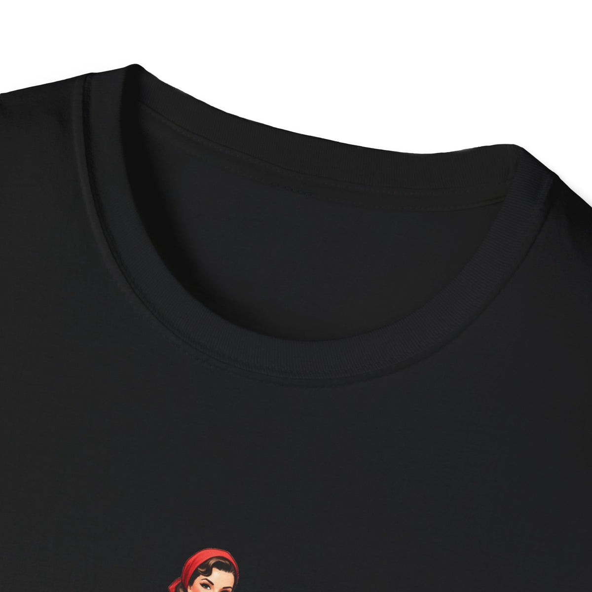 Vintage Pin-Up Girl with Red Classic Car T-Shirt