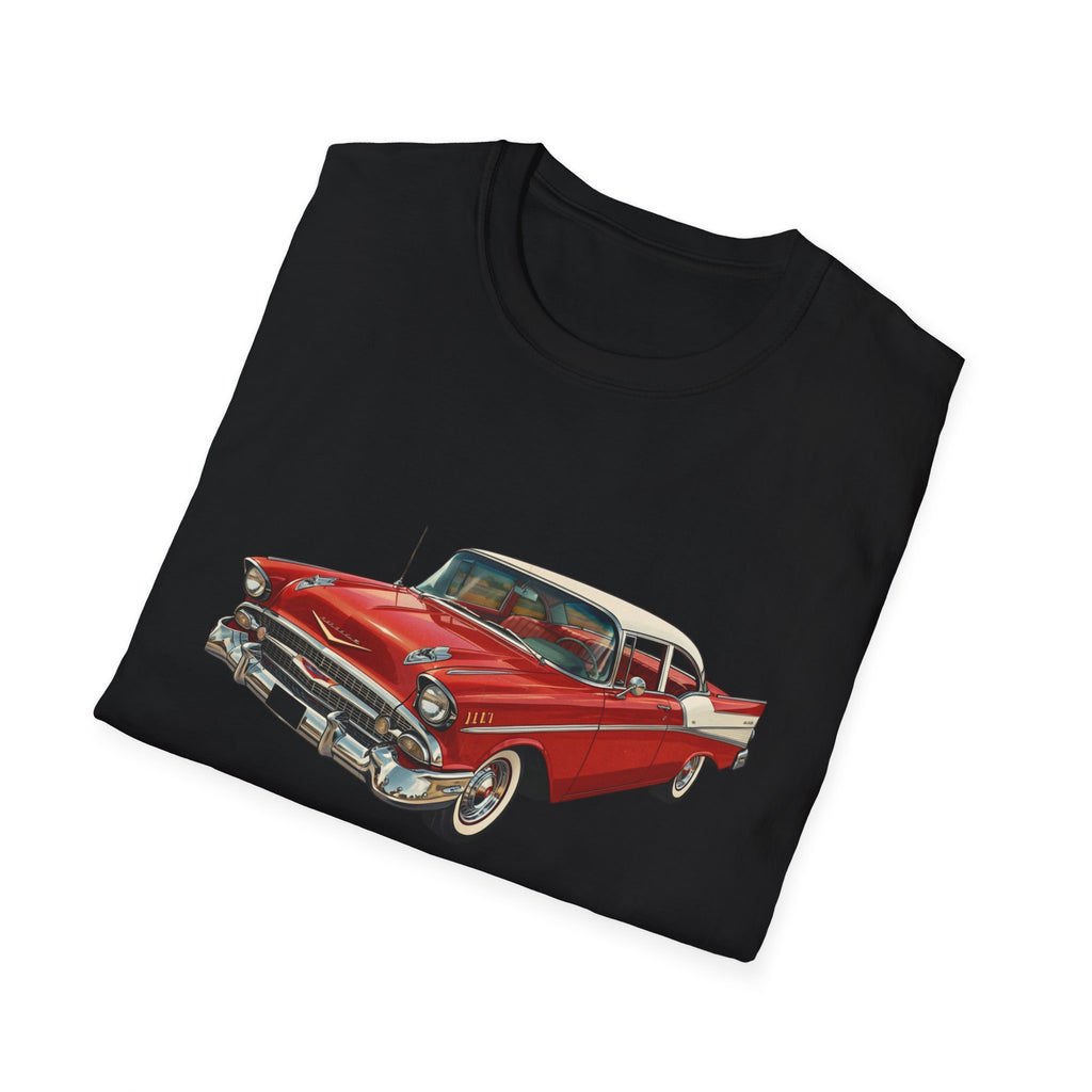 Classic Red '57 Chevy T-Shirt – Vintage Car Tee for Auto Enthusiasts