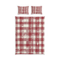 Rustic Red Buffalo Plaid Cotton Bed Set