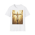 Jesus on the Cross T-Shirt — Radiant Crucifix Christian Tee