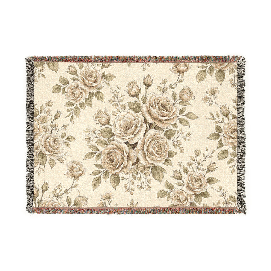 Floral Woven Blanket