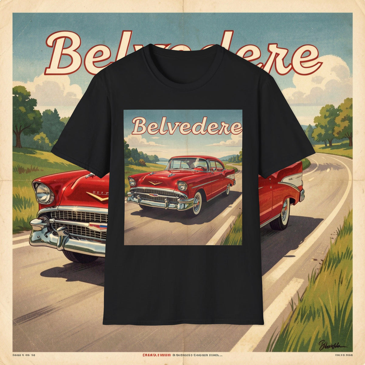 Belvedere Classic Car T‑Shirt